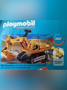 Playmobil Construction Excavator- Vintage #3001